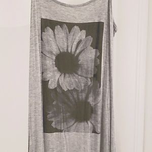 (🌟3/$50) Light Grey Daisy Maxi Dress 🌼